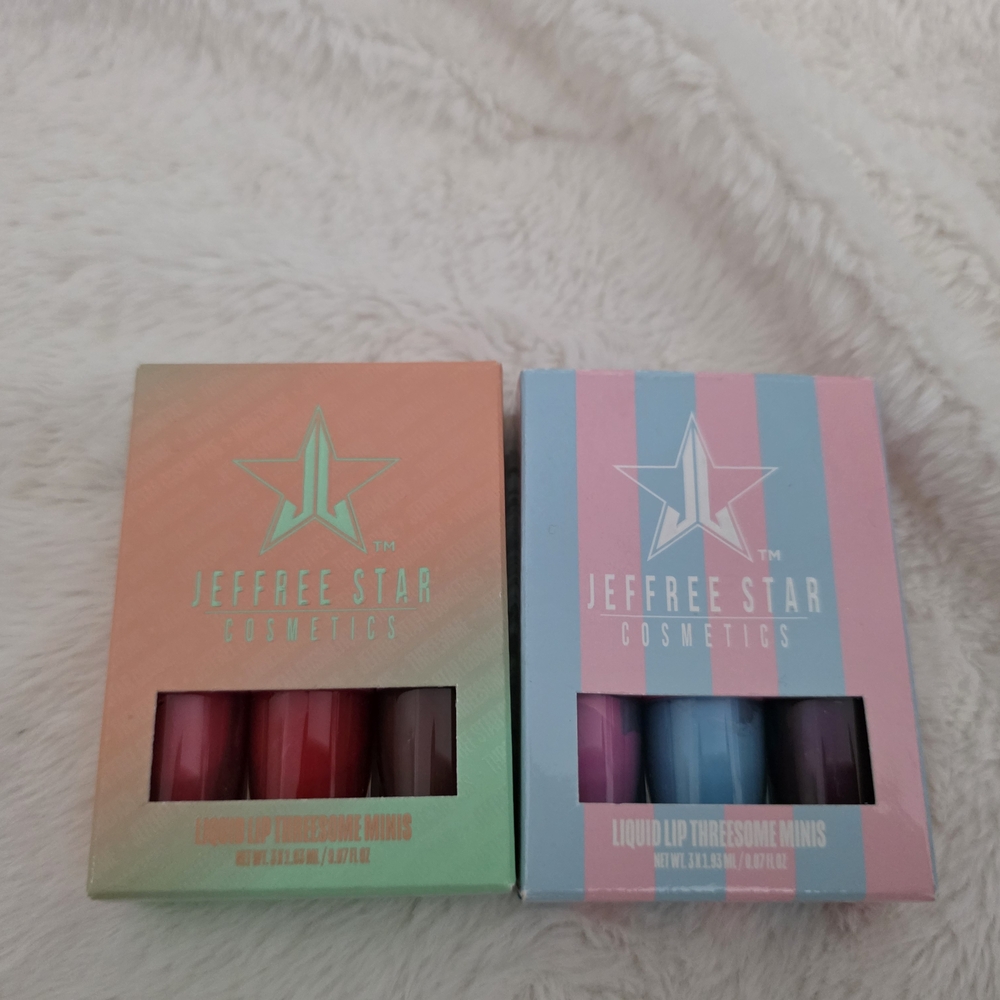 Jeffree Star Liquid Lip Threesome Minis - Pink and Blue